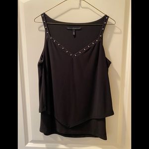 White House Black Market Black Pearl lined top